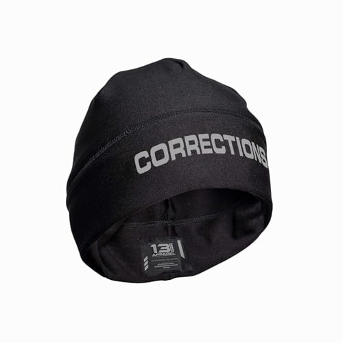 13FA Corrections Reflective Utility Beanie - USA Patriotic Gear - Stretch-Fit Poly-Spandex - Unisex Hi-Vis Hat