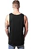Urban Classics Men's Jersey Tank Top Black Size:XXL #2