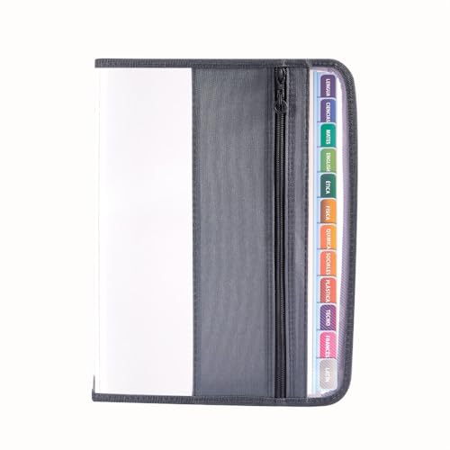 【ChopEase】ファイルケース ベーシック スタンド ドキュメント書類ホルダー 収納ケースフォルダー A4 13分類 大容量 ハンドバッグ 仕切りフ 拡張フォルダ 事務用品 学生紙袋 教室 オフィス 家庭旅行収納 勉強 テスト用紙 ファイル 多層 (透