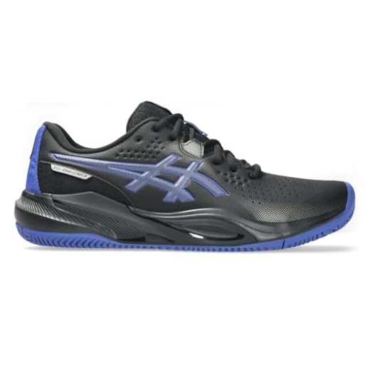Asics Tênis masculino Gel-Challenger 15 Clay, Preto/cobalto escuro, 41