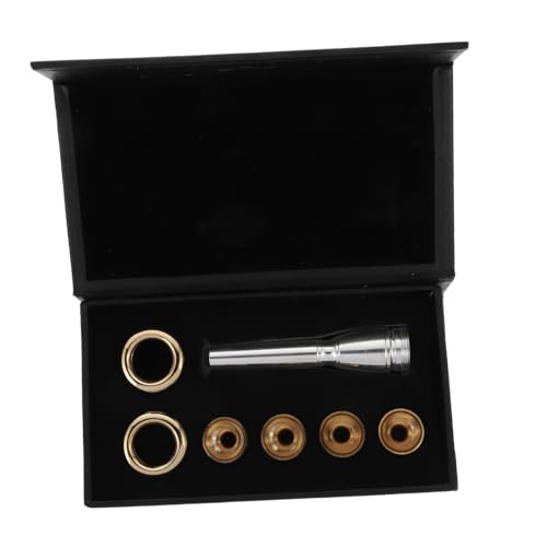BESTonZON 1 Set Professional Trumpet Mouthpieces Compact Parts for Beginners Smooth Plated Design Enhance Trumpet Embouchure for Practice and Performance