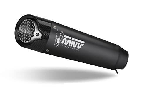 Échappement Mivv SLIP-ON X-M5 BLACK STANDARD Compatible avec TRIUMPH STREET TRIPLE R/S/RS 2017 > 2021 Euro4 > Euro5