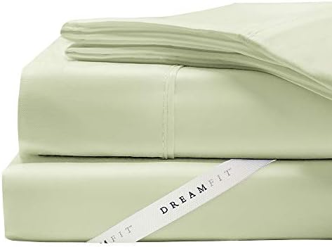 DreamFit 3-Degree 300 Thread Count Select World Class Cotton Sheet Set, King, Celadon
