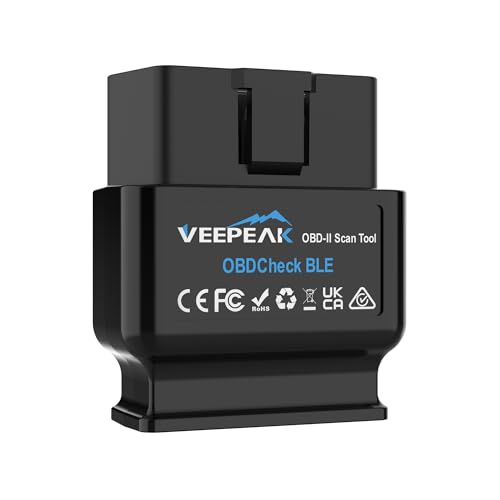 Veepeak OBDCheck BLE Bluetooth 4.0 OBD II Diagnosegerät Auto Diagnose Codeleser Scanner kompatibel mit iOS UND Android Veepeak OBDCheck BLE Bluetooth 4.0 OBD II Diagnosegerät Auto Diagnose Codeleser Scanner kompatibel mit iOS UND Android