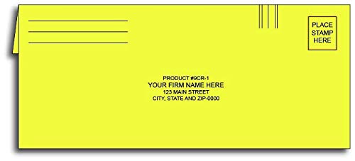 Amazon.com : Plain Blue #9 Return Envelope Printed with