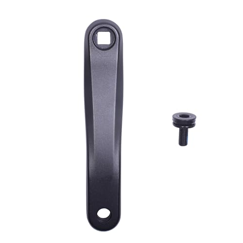 PROWHEEL Bras de manivelle gauche universel pour vélo, 152 mm/170 mm/175 mm, bras de manivelle gauche disponible en trou carré pour vélo de ville, vélo...