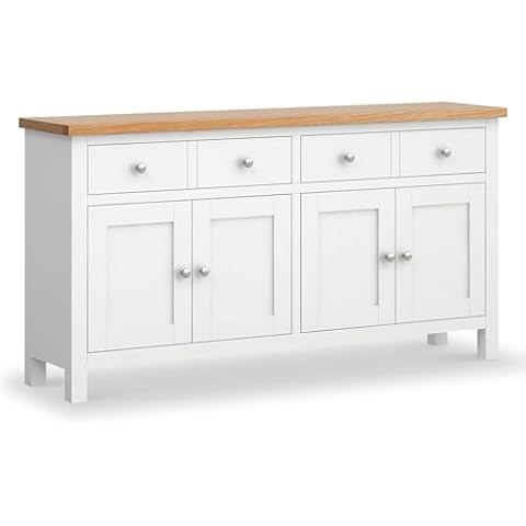 Farrow White Extra Large Sideboard Cabinet Cover