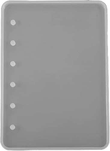 AGCFABS Funda de silicona para cuaderno A5 A6 A7, moldes de resina epoxi para bricolaje, molde de resina UV, accesorios hechos a mano para libros de