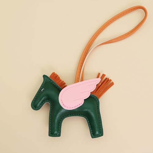 Angel Pegasus bag hanging ornaments, cute Internet red pony pendant car keychain bag hanging ornaments ladies charm