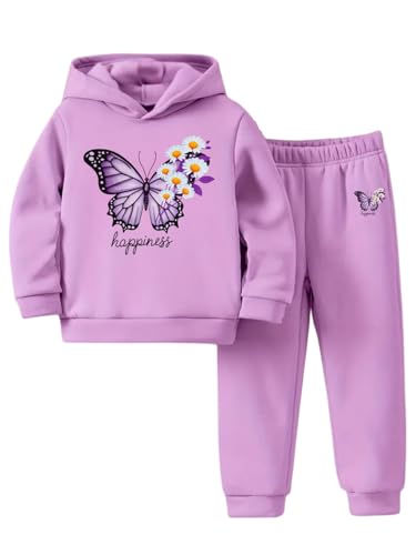 Image of Trendy Co-Ord Set with Hoodie Sweatshirt & Pant for Girls | Winter Cord Set for Kids | Girls Casual Wear Clothing Set