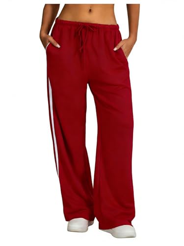 10 Best Track Pants for Women That Combine Style and Comfort 3 Women's Y2K Baggy Striped Sweatpants Joggers