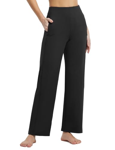 baleaf Women's Wide Leg Travel Stretch Dress Pants Yoga...