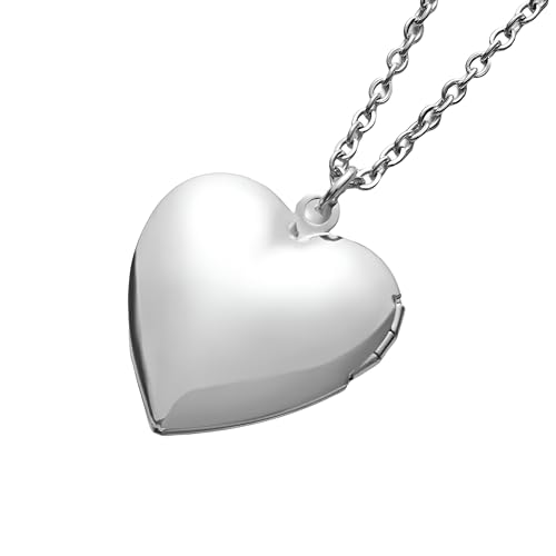 Pendentif médaillon coeur argent Sterling 925 de haute joaillerie