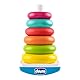 Chicco Baby-Stapelring & Ringpyramide, Steckturm, Spiel mit schwingendem Unterteil und 6 stapelbaren Ringen, Kinderspielzeug, Babyspielzeug, kleine Geschenke für Kinder, Stapelturm, 9-36 Monate
