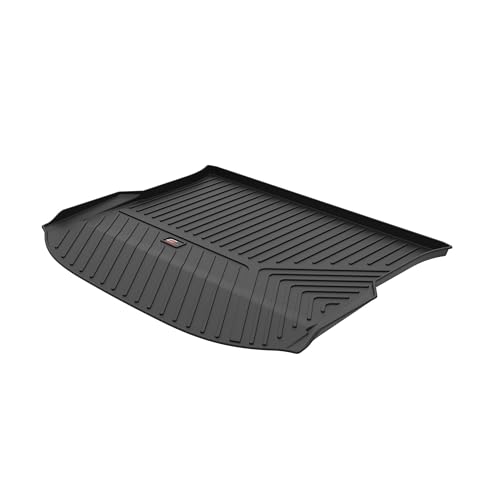 Image of GFX Trunk Boot Dicky Mat Rear Mats (After-Market) Compatible with Mahindra XUV-700 (2021) Onwards, for 5 Seater Only, Black