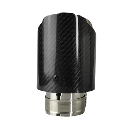 Tuyau d'échappement en carbone 51mm-101mm pour optimiser le style et le flux des gaz de voiture