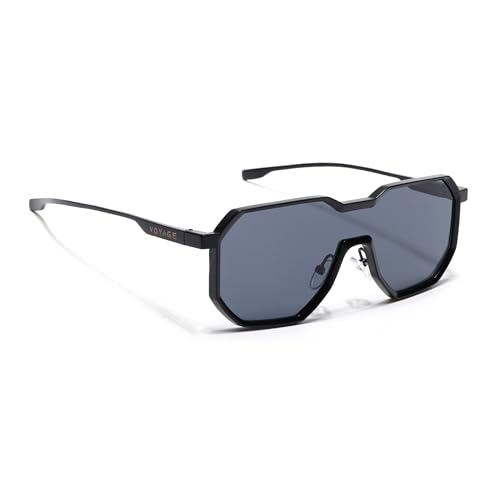 Image of Voyage Square UV Protected & Polarized Sunglasses for Men & Women