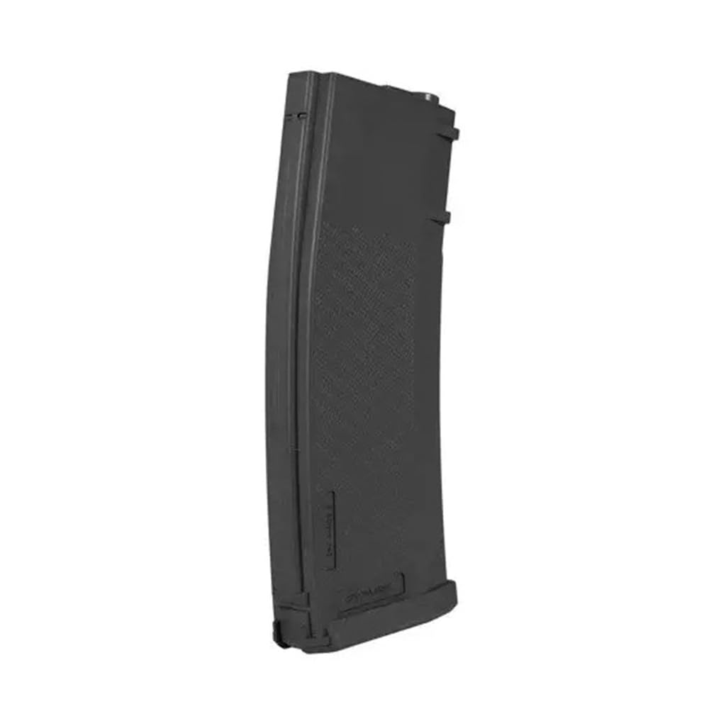 Genérico Specna Arms Cargador Mid-Cap de Airsoft de Media Capacidad para Fusil M4, 125 RDS, Polímero de Alta Densidad, Negro