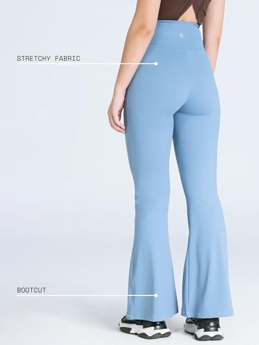 Image of CAVA Tall Hourglass Flared Leggings for Women | V-Waistband, Anti-Camel Toe Design, Tall Fit, Flared Bottoms, Deep Pockets, Sculpting Stretch Fabric