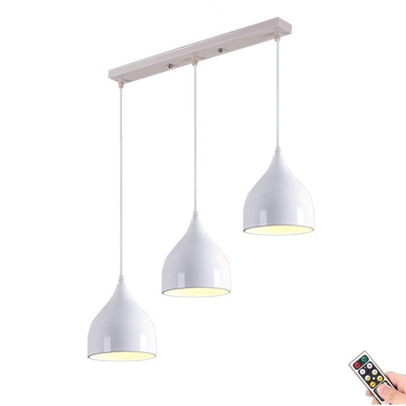 Suspension sans fil à piles et lustre moderne de style champêtre de cuisine
