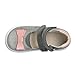 Memo Anna Supportive AFO Brace-Like Orthopedic Mary Jane Shoe, Grey/Pink, 30 (13 M US Little Kid)