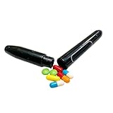 Caja Secreto - Pluma segura con diseño realista | Tapa de plata omitida | Para mujeres niños niñas oficina dormitorio salón casa escuela viaje viaje profesional