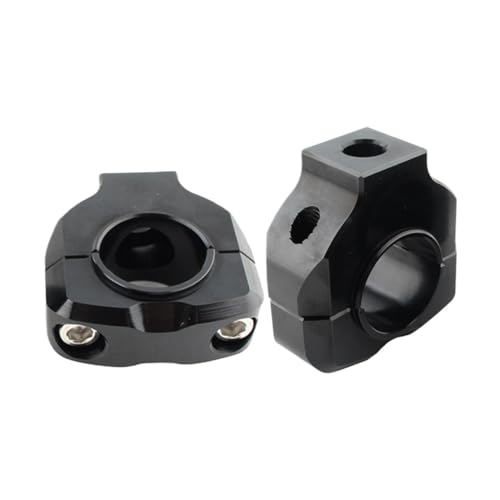 Rehausseur guidon 28 mm universel et pinces de fixation pour accessoires moto et pontets