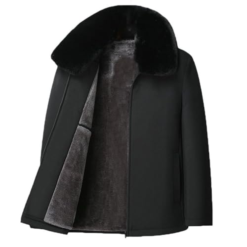 Veste doublée pour homme style médiéval veste d'hiver chaude et décontractée