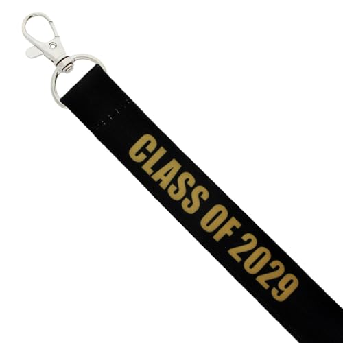 Image of PinMart Class of 2025-2030 School Graduation Lanyard ID Name Badge Keychain