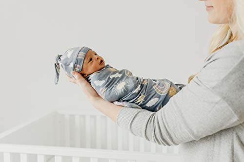 Image of Copper Pearl Swaddle Blankets for Newborns | Soft Stretchy Receiving Blankets for Boys and Girls | Large 46 x 46 Inch Baby Blankets | Lightweight and Breathable Swaddles | Hope