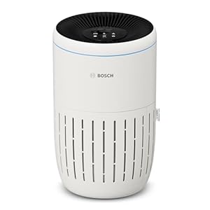 Bosch Air 2000 Luftreiniger – Für Räume bis zu 37,5 m² – Entfernt effizient Schadstoffe – Mit 3-in-1 Luftfilter, Smart Sensor, Automatikmodus, Ruhemodus (