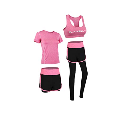 IFIKK Damen 5er-Set Sportanzug-Set Trainingsanzug-Sets Schnelltrocknend...