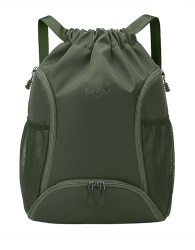 Mochila Feminina Esportiva Bolsa com Cordão Gym Bag Prática Treino (VERDE)