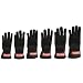 RaceQuip 3550093 355 Series Medium Black SFI 3.3/5 Two Layer Youth Racing Gloves