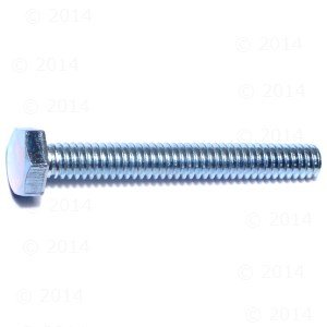 Image of Hard to Find Fastener Tap Hex Bolts, Durable Corrosion-Resistant Steel Hex Head Bolt for Home Improvement, DIY, Construction, 1 /4-20 x 2, Pack of 100
