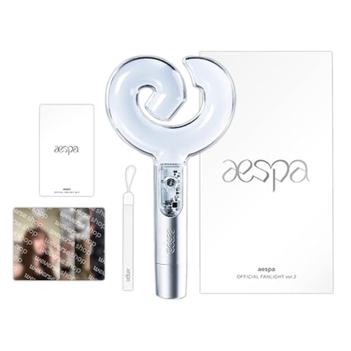 COSYPOSY aespa OFFICIAL FANLIGHT Ver.2 + 1 Miniature Keyring