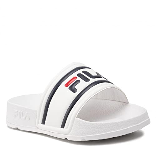 FILA Morro Bay kids Unisex-Kinder Slipper, Weiß (White), 38 EU
