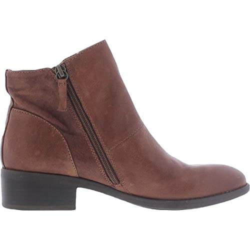 Comfortiva Women's Cardee Full-Grain Leather Slip-Resistant Boots with Side Zipper2