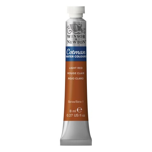 Winsor & Newton Cotman Water Colour Paint, 8ml tube, Light Red