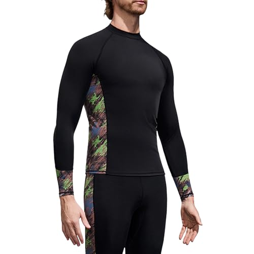 Realizzato in neoprene di densità variabile (es. 3mm o 5mm). Le cuciture sono piatte o sigillate per ridurre al minimo gli sfregamenti sulla pelle e migliorare la resistenza all'acqua.