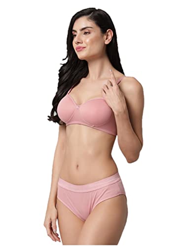 Image of Women Sexy Cotton 2 Piece Bra and Panties Lingerie Set for Honeymoon | Anniversary | Everyday Bra Panty Combo