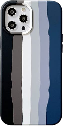 M Cart Back Case Cover for iPhone 12/12 Pro - Black Rainbow (B09PVG9CKY) Amazon Price History, Amazon Price Tracker