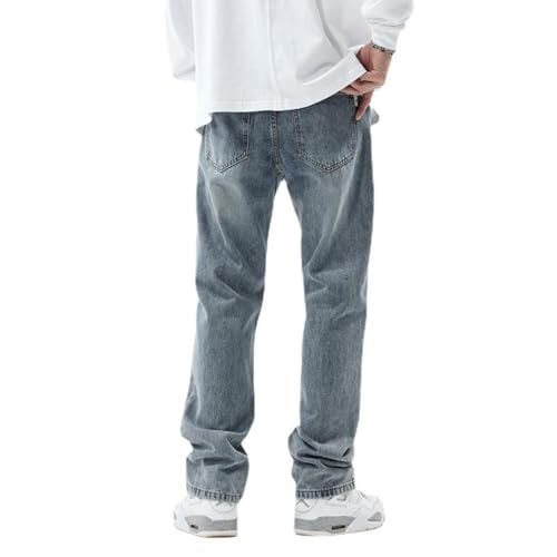 Jeans Pants Trousers Denim Spring and Autumn Men's High Street Loose Retro Look Thin Wide Leg Floor4