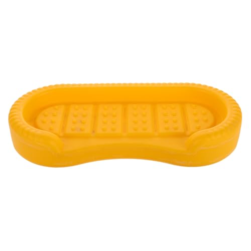 Yardwe Accesorios De Pedal Pedales De Bicicleta Estacionaria Ejercitador De Pies Tabla Giratoria para Hacer Ejercicio Máquina De Ejercicios para El Plastico Yellow