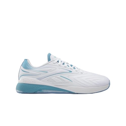 Reebok Nano X5 Edge, Unisex Adult Sneakers, White Warpedblue, 47 EU