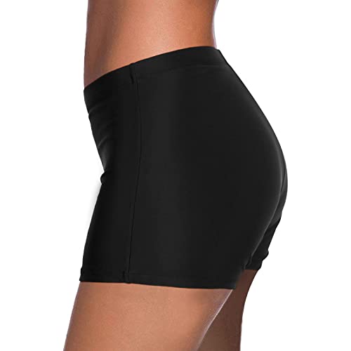 Swim Shorts Womens Tummy Control Swimming Board Shorts High Waist Swimming Bottoms Board Beach Shorts Women Bikini Bottoms Swim Briefs Beach Shorts Swim Bikini Bottom Shorts Swimwear