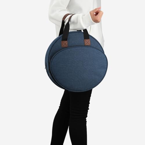 Sac de broderie NUOBESTY compartiments multiples tissu bleu - 8