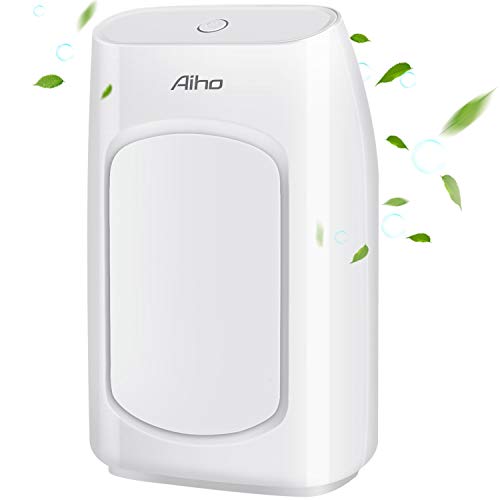 Aiho Mini Electric Dehumidifier, Protable 700ml Air Dehumidifier, Ultra Auto-Off Super Quiet Dehumidifier for Home, Closet, Bedroom, Bathroom, Office