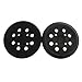 Whltzf 2PCS Industrial 5Inch Sanding Pad 8 Hole Extraction Systems Nonslip Rubber Surfaces for Professional Woodworking Grinding Wheel