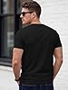 Love My Fashions Men's Round Neck Short Sleeves Plain T-Shirt Black #2